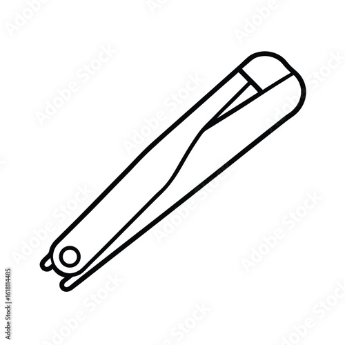 vector illustration of an nail clippers