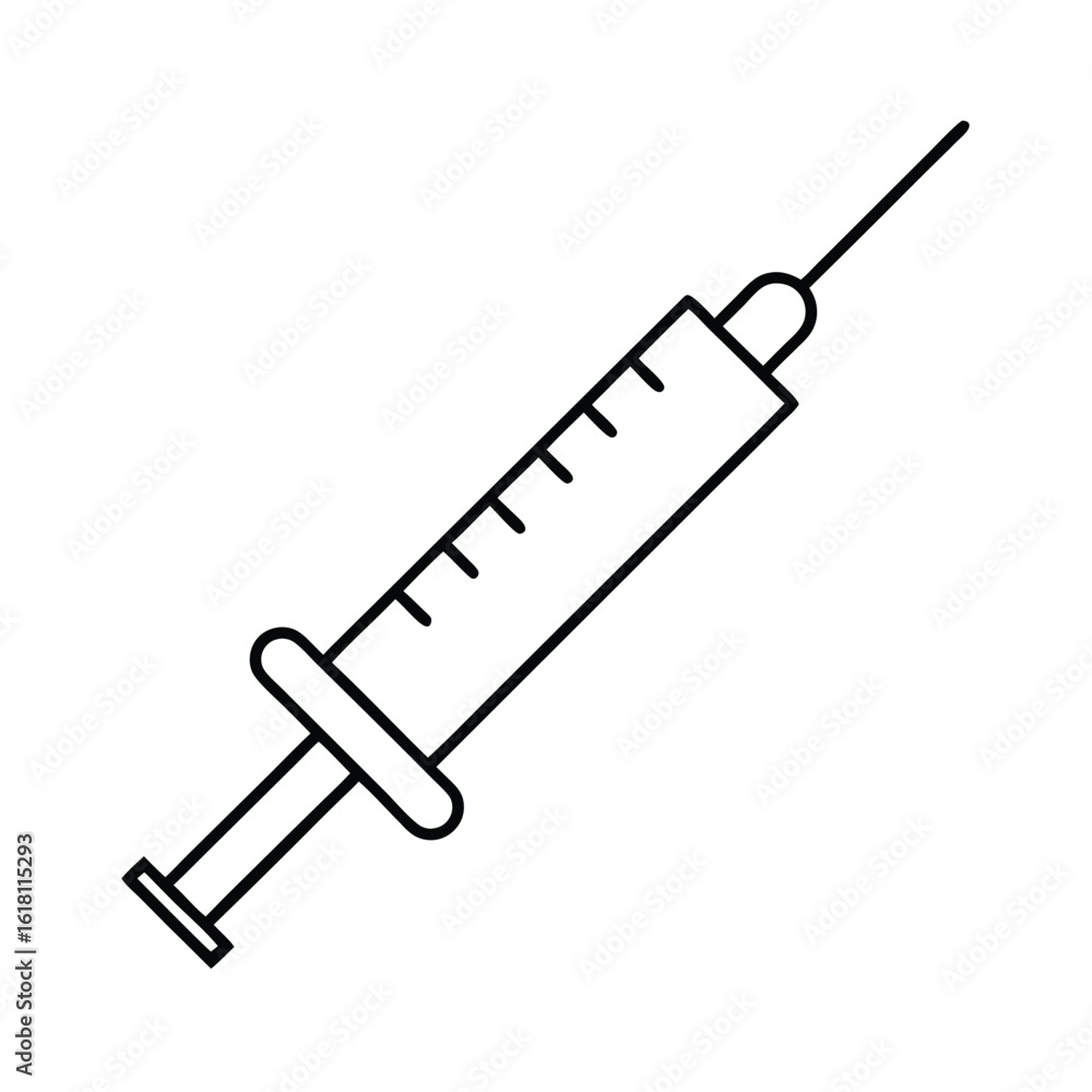 vaccine icon on white background vaccine icon on white background