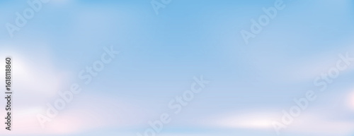 Soft blue background with a smooth gradient texture. The background features a serene blue color, creating a calming atmosphere. Gradient sky background vector. Blue background.