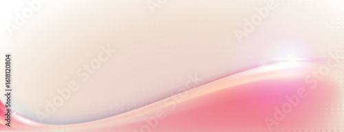 Soft pink and white gradient background with smooth, flowing texture. The background features pink and white hues with a gentle, airy feel. Gradient wave background vector. Pink background.