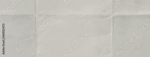 The background is a light gray, textured paper style. This gray background has a subtle, folded paper texture, adding depth. Paper texture background vector. Beige background.