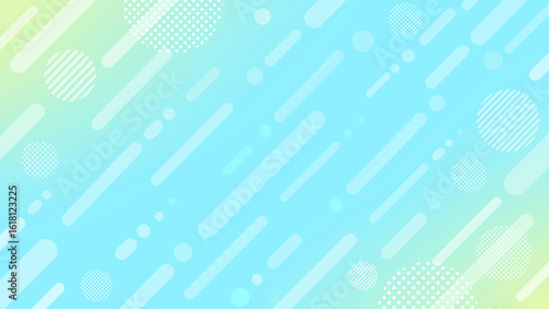 幾何学模様　16:9   素材　ポップ　おしゃれ　ストライプ　斜め　抽象的　爽やか　キラキラ　Geometric pattern background