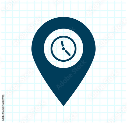 Vector illustration on a checkered background.