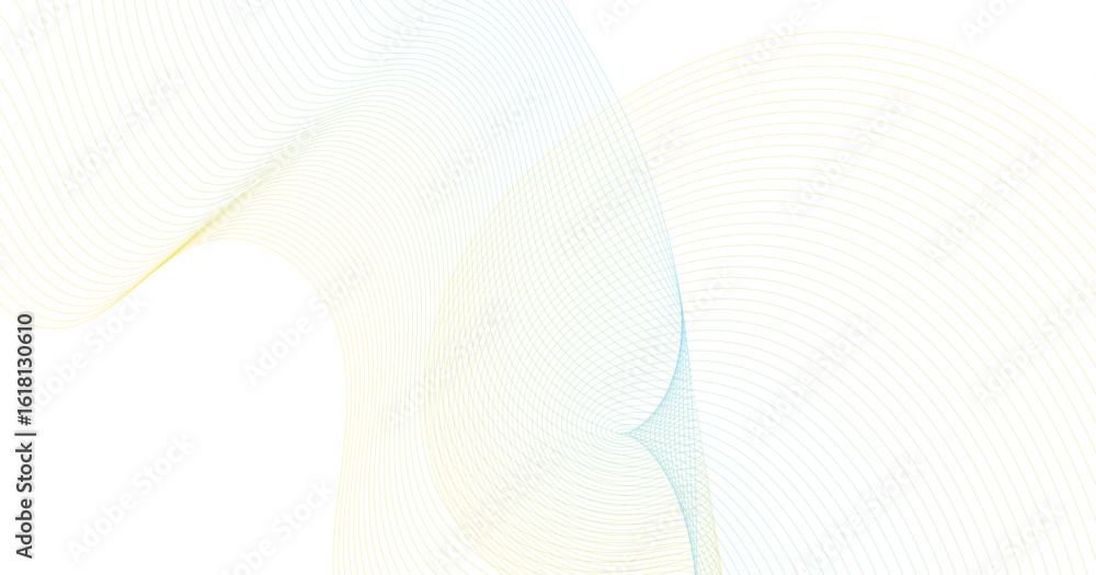 Fototapeta premium Abstract dynamic waves line background. Abstract wavy lines element tech background. 