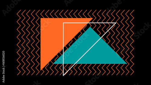 Minimal Triangle Composition with Zigzag Lines