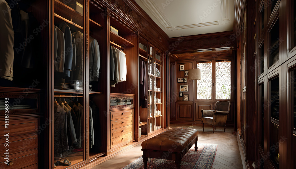 Naklejka premium interior of an old train