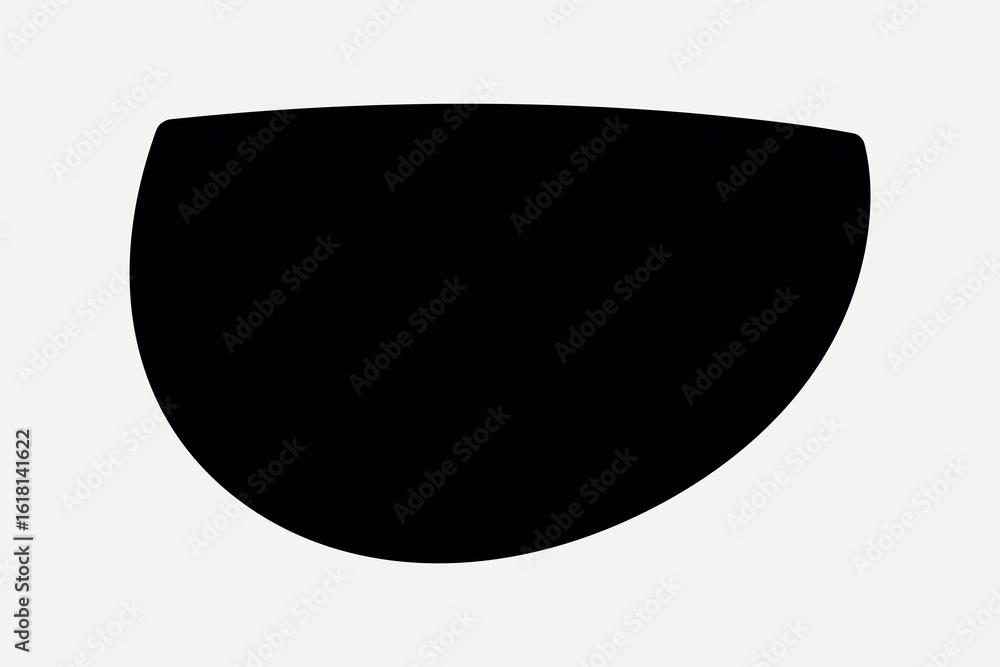Abstract black shape design vector Abstract black shape design vector