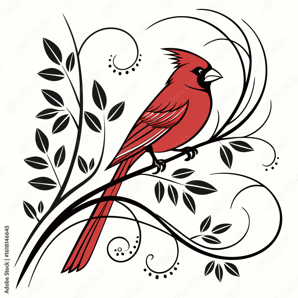 Obraz premium bird on branch