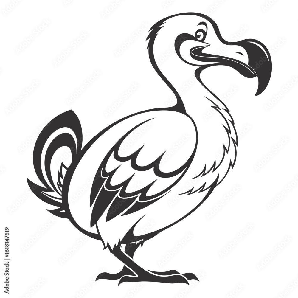 Fototapeta premium vector illustration of a bird