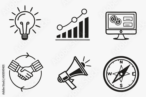 set of icons