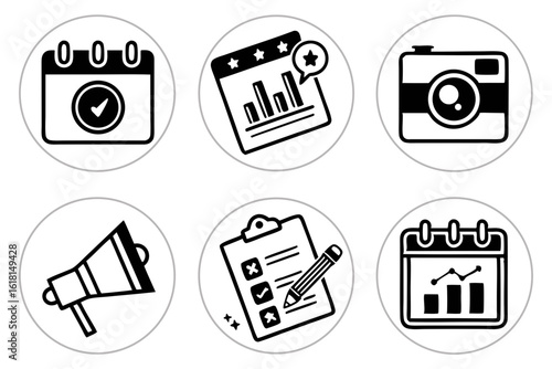 set of icons