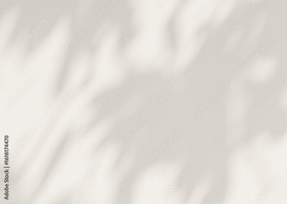 Obraz premium Leaf shadow cement texture background