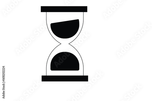timer,sand timer,black and white timer