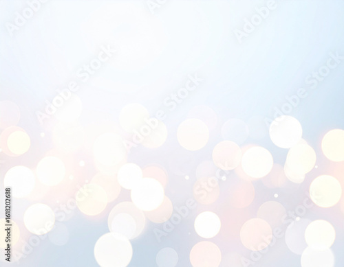 Soft White and Light Blue Bokeh Background with Gentle Gradient

