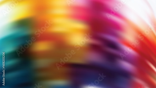 Vibrant abstract background with colorful blurred streaks, motion, and light