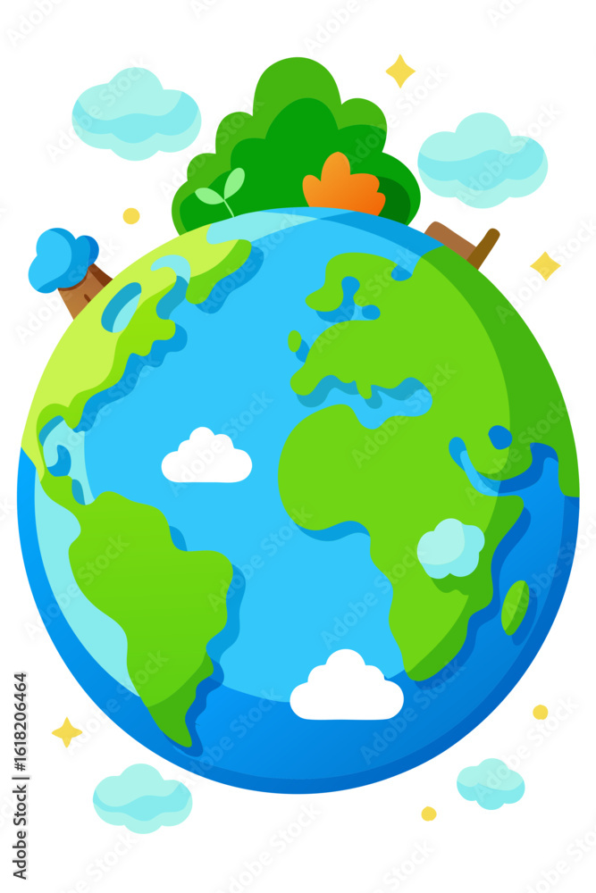 Fototapeta premium planet earth in the sky