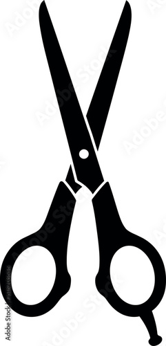Professional hairdressing scissors silhouette
