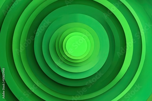 Wallpaper Mural green circle stylish abstract geometric pattern vector illustration Torontodigital.ca