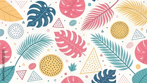 seamless pattern with feathers