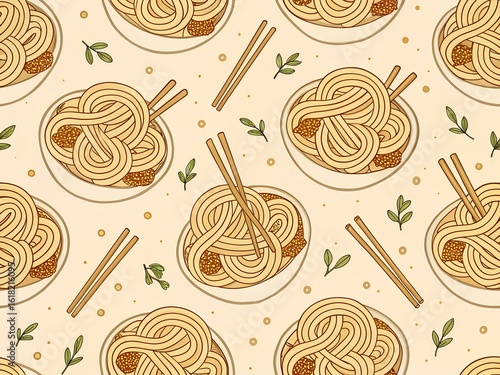 seamless pattern with flowers