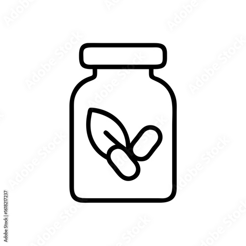Fitness and health supplements icon transparent background
