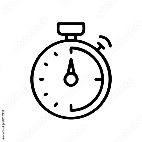 Fitness and health timer icon transparent background
