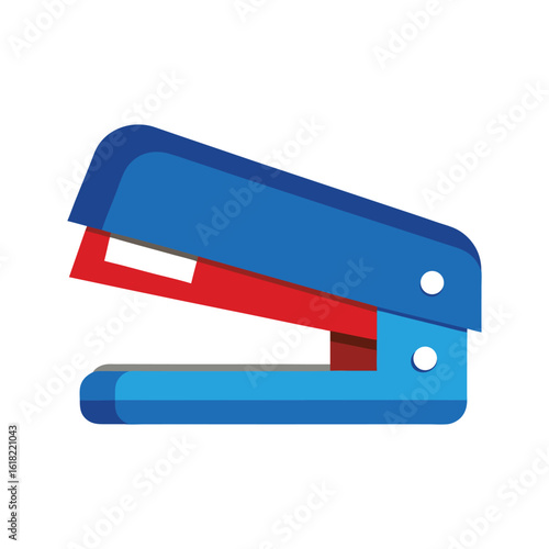 stapler on white background