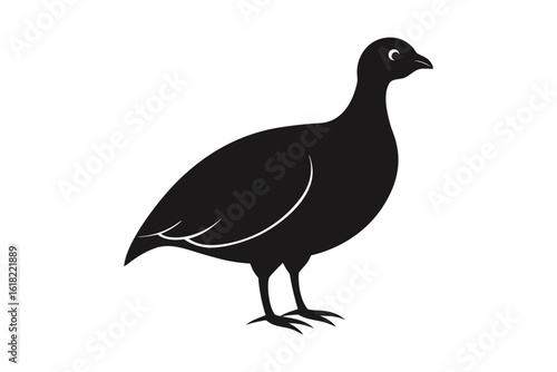 grouse--black-illustration-silhouette-vector