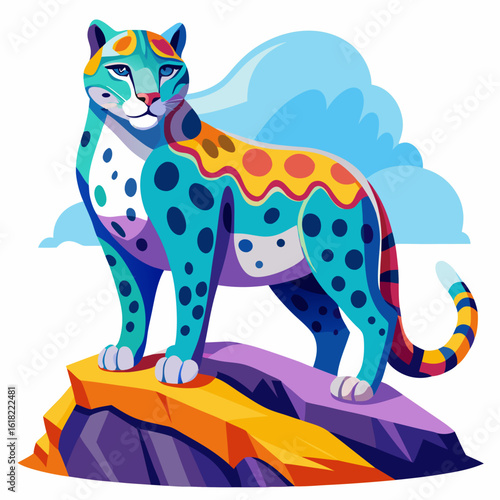 Photography leopard in the wild