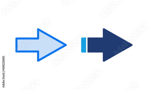 Free Download Arrow icon vector illustration. Arrow sign and symbol for web design. - GFXLoad