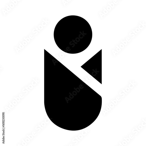 Baby newborn glyph icon