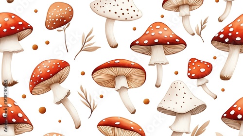 水彩きのこの調べ