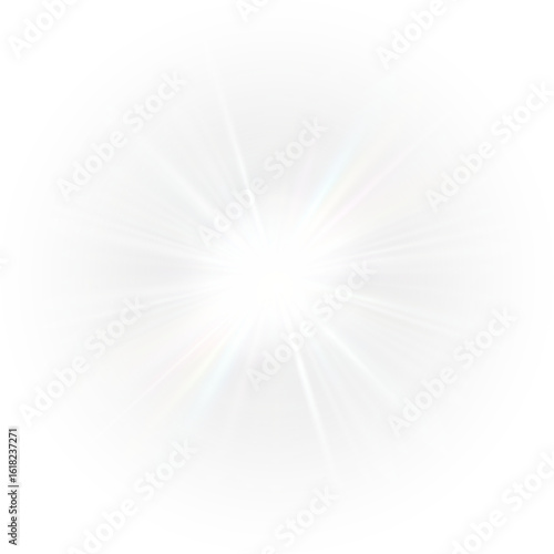 Flash, light, lens, starlight, white with sparkling fantasy magic in PNG format, perfect overlay for transparent PNG art, adding flash, light, lens, starlight, white brilliance to cosmic designs.