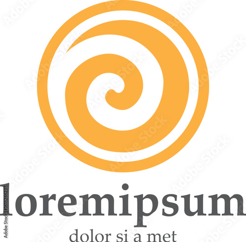 round swirl logo