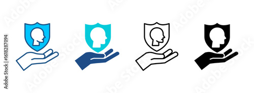 Life Support Icon Set With Multiple Styles. Vector Illustration