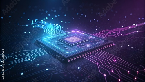 Experience the future with cutting edge technology, stunning circuit design, and vibrant data streams