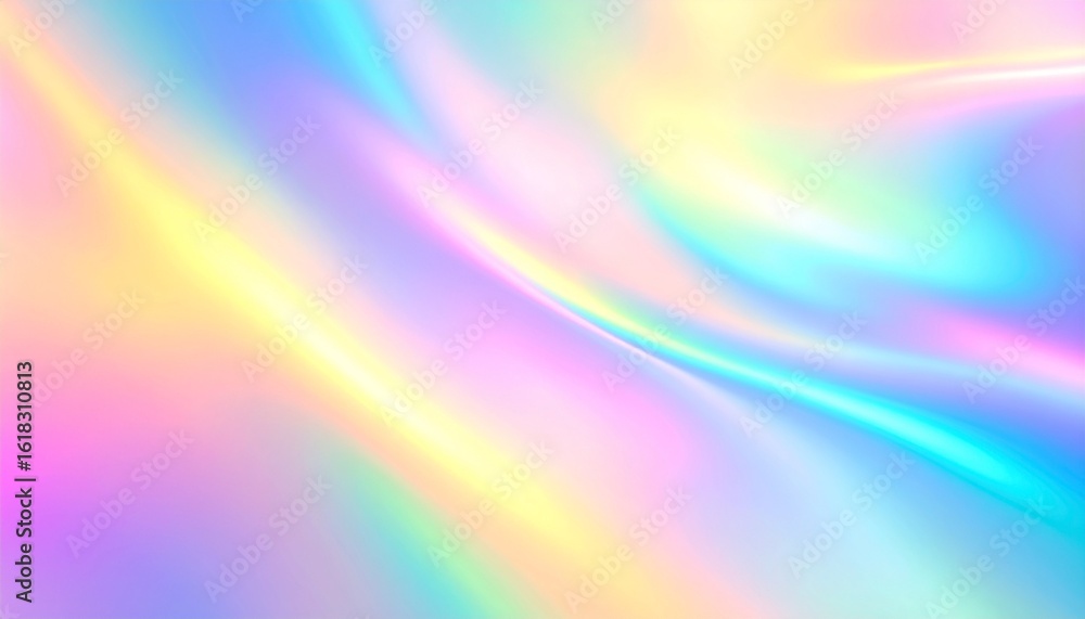 Obraz premium Mesmerizing Soft Pastel Rainbow Swirls Abstract Background Texture Gentle