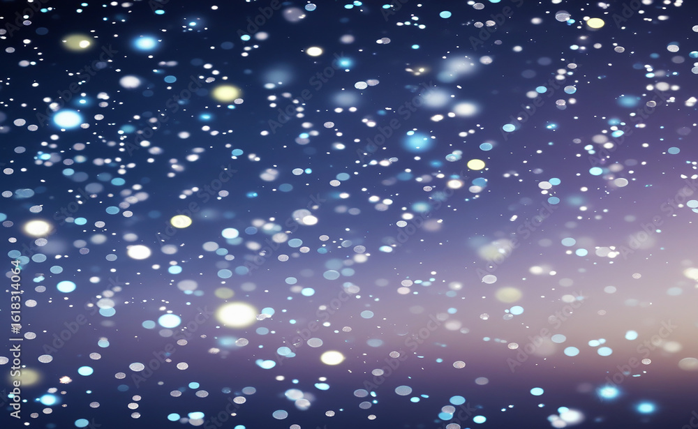 Obraz premium Whispers of Light Beneath the Veil of Night