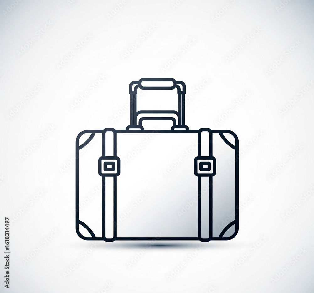 vector illustration of a suitcase vector illustration of a suitcase