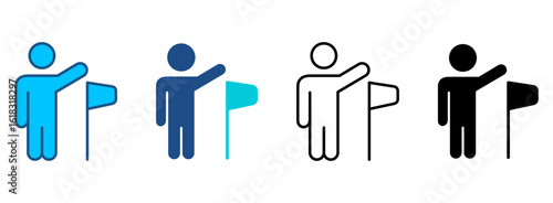 Travel Icon Set With Multiple Styles. Vector Illustration