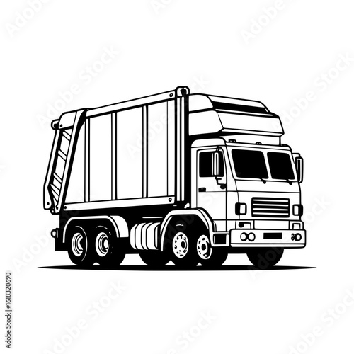 dump truck vector illustration