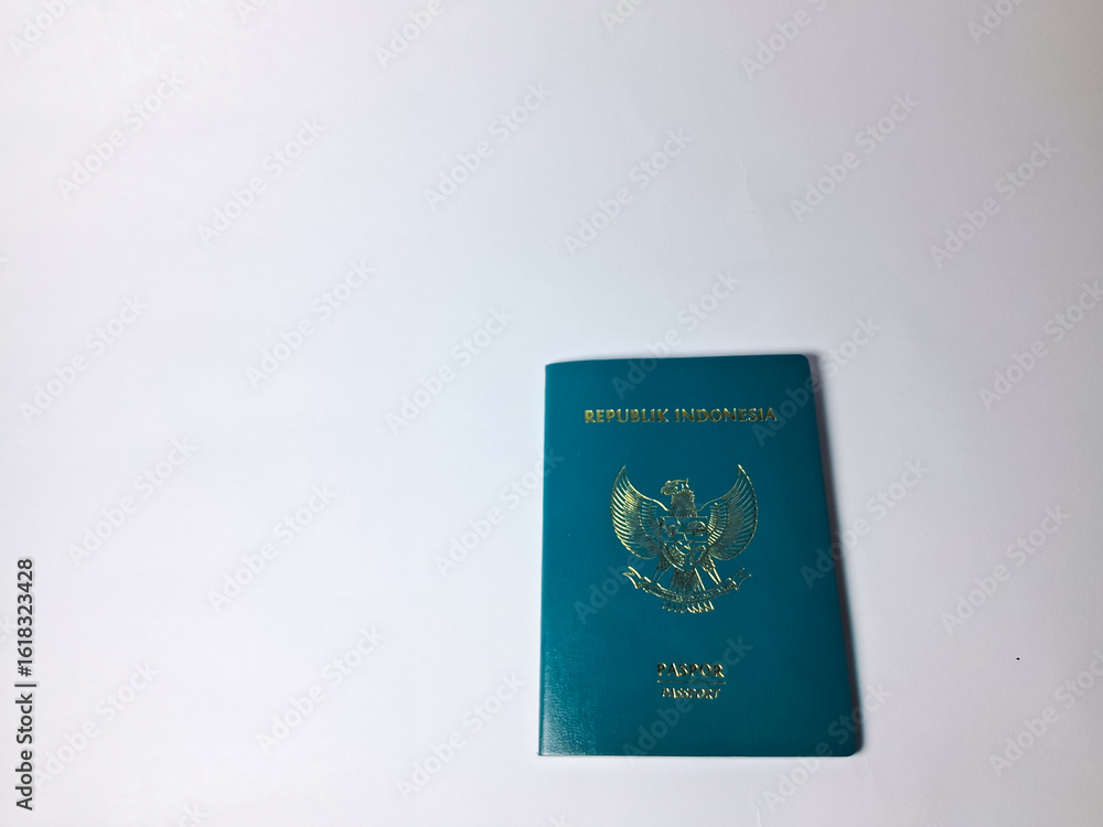 passport on a white background passport on a white background