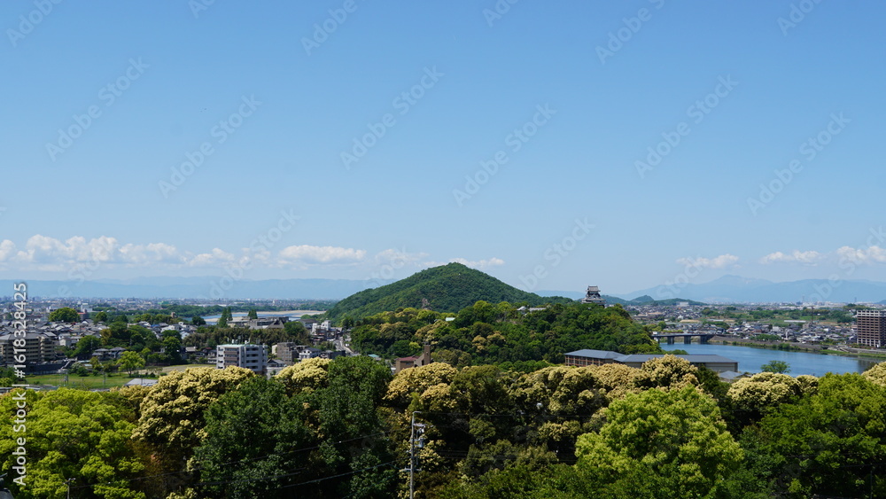 Obraz premium Sacred Tranquility at Naritasan Nagoya Betsuin in Inuyama, Aichi, Japan