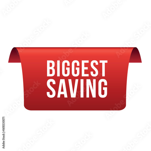 A bright red banner advertises the biggest discounts, customer acquisition goals and competitive discounts during promotions and sales.