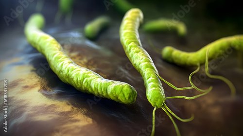 Helicobacter pylori in the stomach