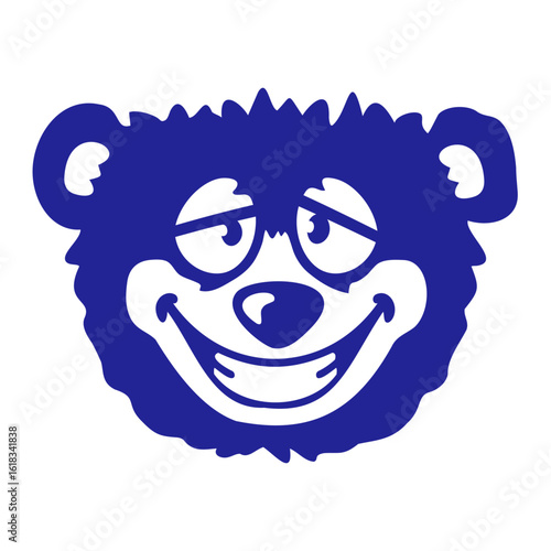 Black Bear Cute Happy Smile Teddy Friendly Grizzly