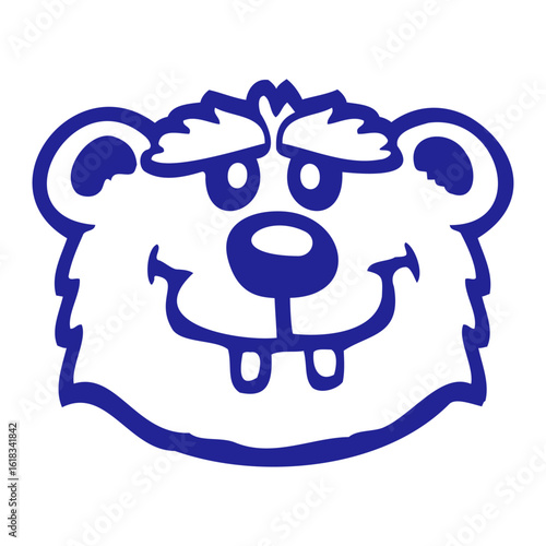Brown Bear Cute Happy Smile Teddy Friendly Grizzly