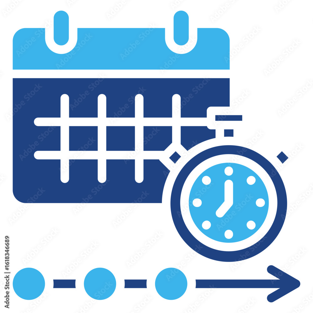 Obraz premium Long-Term Plan Icon