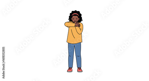 Creative young person demonstrating a dynamic dance move with energetic flair and expressive body language