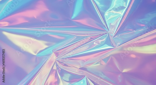 Abstract holographic background with vibrant iridescent colors